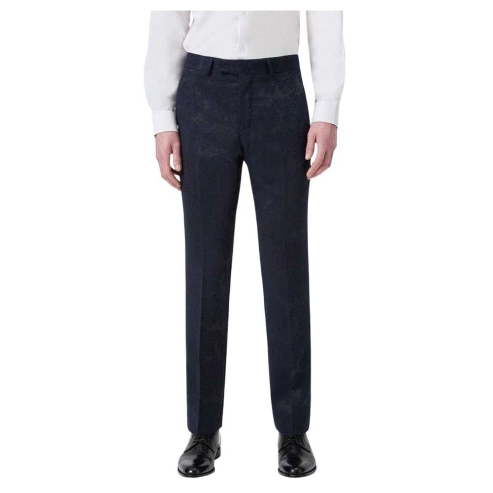 Twisted Tailor Mens Slim Formal Tuxedo Trousers / Navy